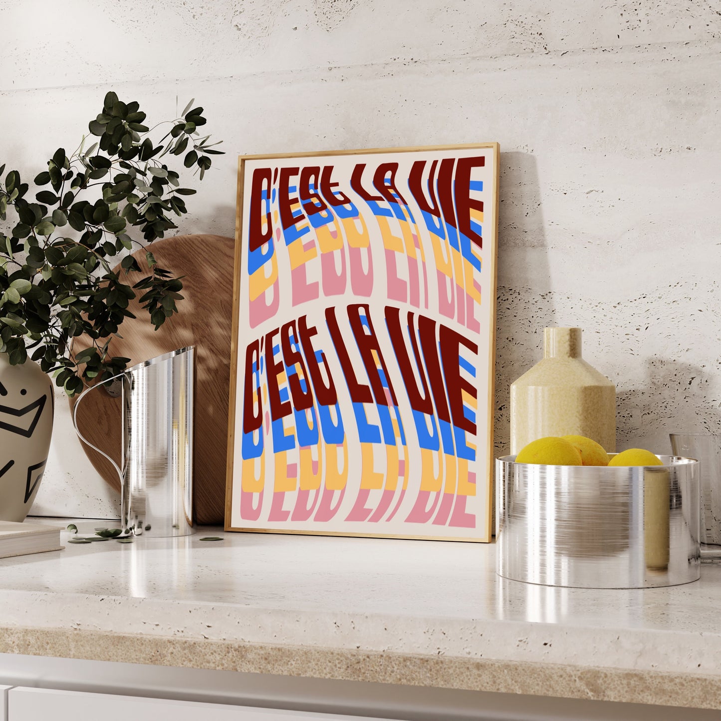C'est La Vie Print